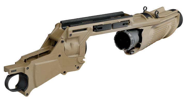 VFC EGLM 40mm Granatwerfer f. SCAR-L / MK16 und SCAR-H / MK17 Airsoftgewehre tan Bild 9
