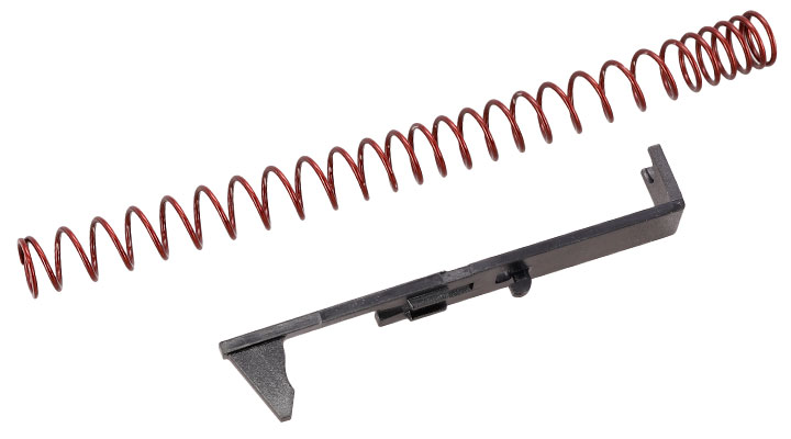 ICS M4 / M16 Split-Design Gearbox M120 komplett Standard Version oben silber MA-47 Bild 8