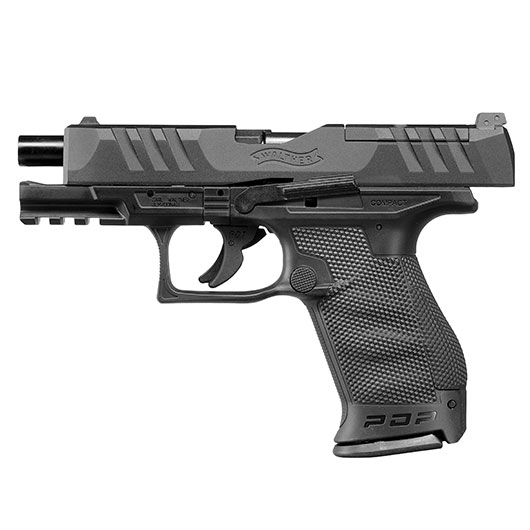 Walther PDP Compact 4 Zoll mit Metallschlitten CO2 BlowBack 6mm BB schwarz Bild 2