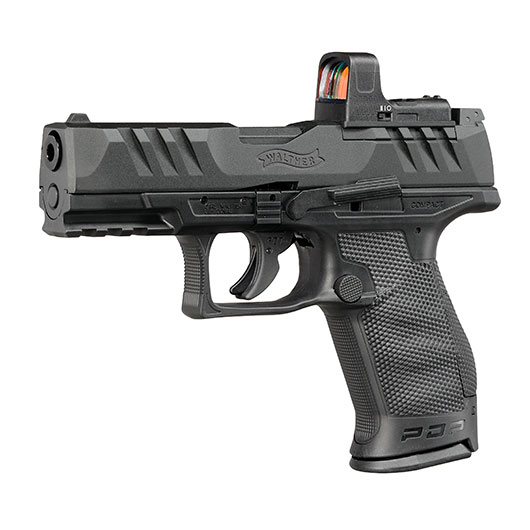 Walther PDP Compact 4 Zoll Set inkl. RDS 8 Red-Dot mit Metallschlitten CO2 BlowBack 6mm BB schwarz