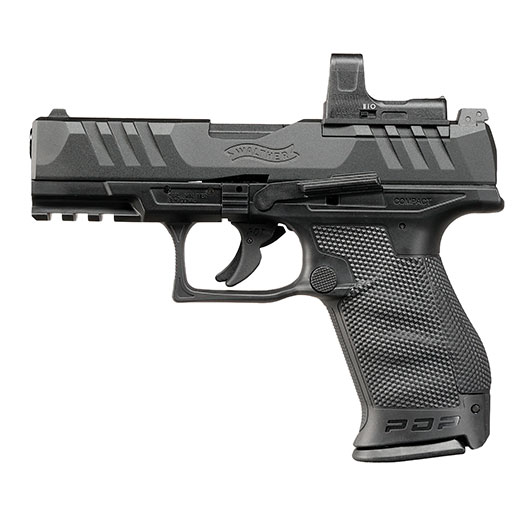 Walther PDP Compact 4 Zoll Set inkl. RDS 8 Red-Dot mit Metallschlitten CO2 BlowBack 6mm BB schwarz Bild 1