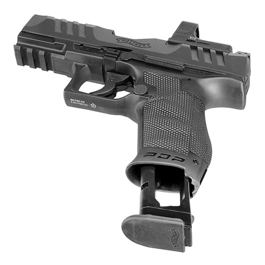 Walther PDP Compact 4 Zoll Set inkl. RDS 8 Red-Dot mit Metallschlitten CO2 BlowBack 6mm BB schwarz Bild 5