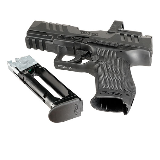 Walther PDP Compact 4 Zoll Set inkl. RDS 8 Red-Dot mit Metallschlitten CO2 BlowBack 6mm BB schwarz Bild 6