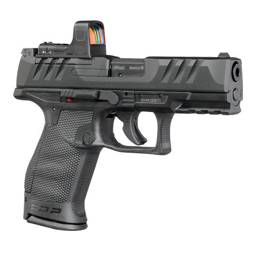 Walther PDP Compact 4 Zoll Set inkl. RDS 8 Red-Dot mit Metallschlitten CO2 BlowBack 6mm BB schwarz Bild 7