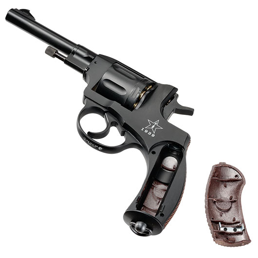 Gletcher NGT-F Revolver Vollmetall CO2 6mm BB schwarz Bild 5