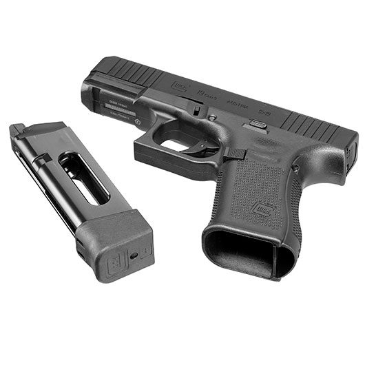 Glock 19 Gen. 5 MOS Airsoft mit Metallschlitten CO2 BlowBack 6mm BB schwarz Bild 6