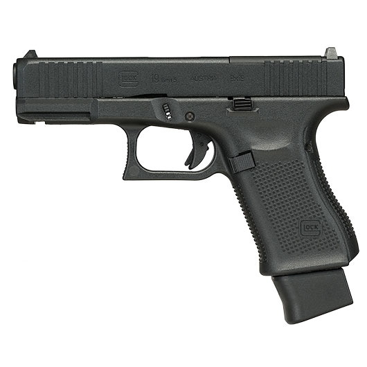Glock 19 Gen. 5 MOS Airsoft mit Metallschlitten CO2 BlowBack 6mm BB schwarz Bild 2