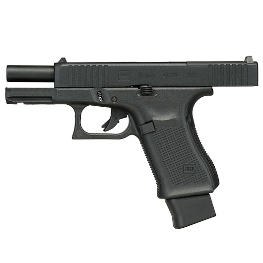 Glock 19 Gen. 5 MOS Airsoft mit Metallschlitten CO2 BlowBack 6mm BB schwarz Bild 4