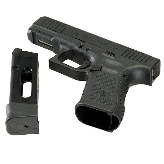 Glock 19 Gen. 5 MOS Airsoft mit Metallschlitten CO2 BlowBack 6mm BB schwarz Bild 7