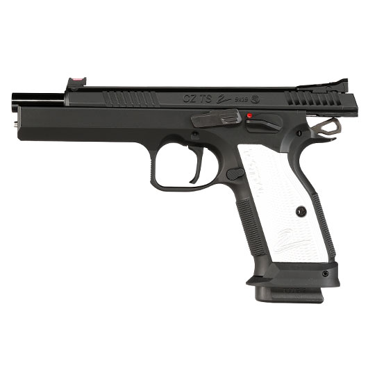 KJ Works CZ TS 2 Silver Vollmetall CO2 BlowBack 6mm BB schwarz Bild 2