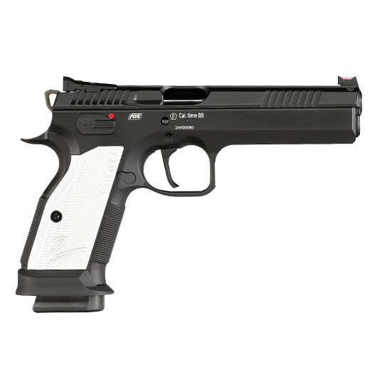 KJ Works CZ TS 2 Silver Vollmetall CO2 BlowBack 6mm BB schwarz Bild 3