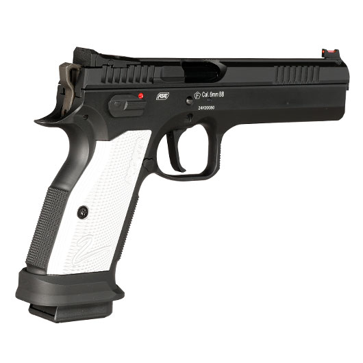 KJ Works CZ TS 2 Silver Vollmetall CO2 BlowBack 6mm BB schwarz Bild 5