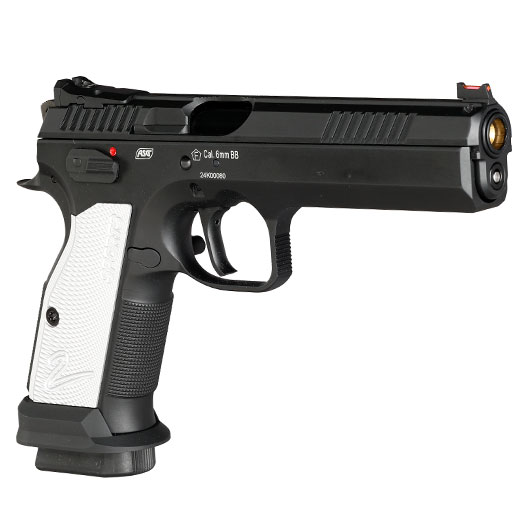 KJ Works CZ TS 2 Silver Vollmetall CO2 BlowBack 6mm BB schwarz Bild 7