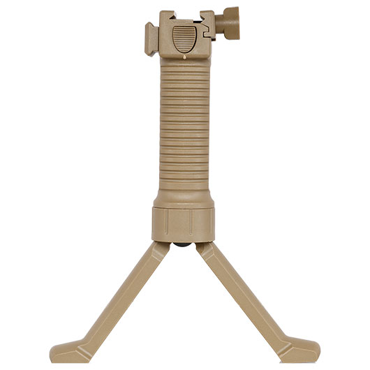 Nuprol Tactical Bipod Frontgriff mit integriertem Zweibein f. 20 - 22mm Schienen tan Bild 10