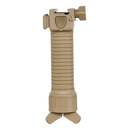 Nuprol Tactical Bipod Frontgriff mit integriertem Zweibein f. 20 - 22mm Schienen tan Bild 6