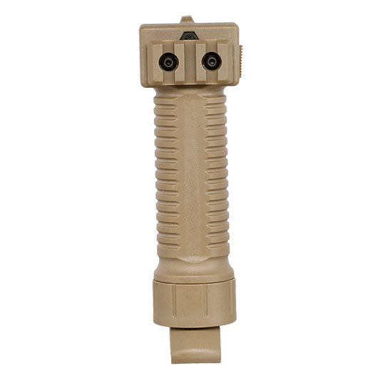Nuprol Tactical Bipod Frontgriff mit integriertem Zweibein f. 20 - 22mm Schienen tan Bild 9