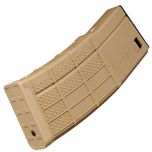 Nuprol M4 / M16 L-Mag Polymer-Magazin Mid-Cap 150 Schuss tan Bild 1