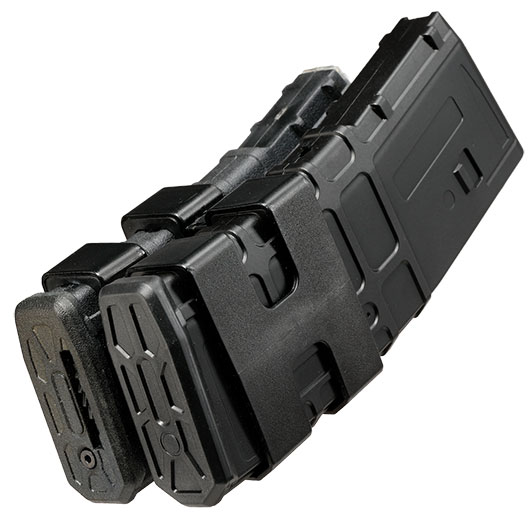Nuprol M4 / M16 N-Mag Dual-Magazin mit Sound-Control 800 Schuss schwarz - elektrisch Bild 1