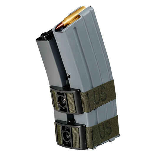 Nuprol M4 / M16 Dual-Magazin mit Sound-Control 800 Schuss grau - elektrisch Bild 2