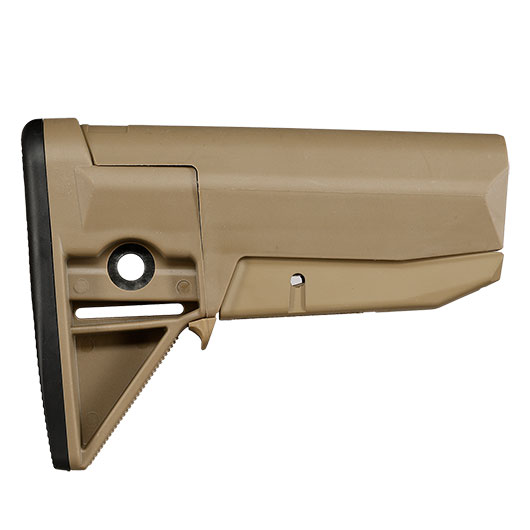 Nuprol M4 Compact Buttstock / Retractable Schaft f. M4 Stock-Tubes tan Bild 2