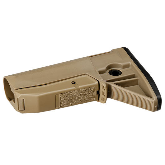 Nuprol M4 Compact Buttstock / Retractable Schaft f. M4 Stock-Tubes tan Bild 4