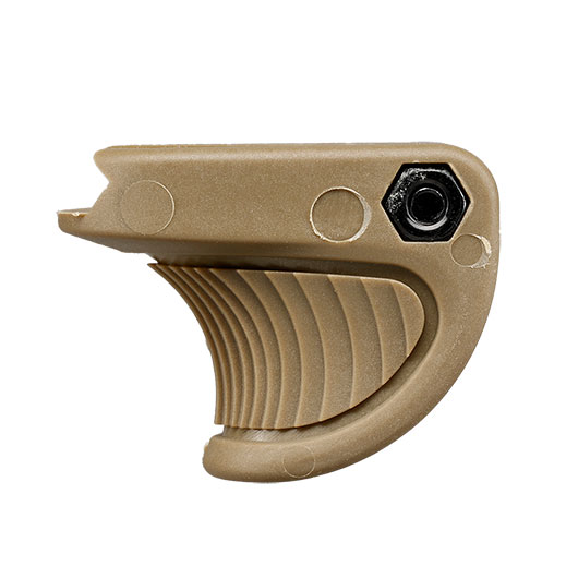Nuprol Mini Finger Grip / Finger Stop aus Verbundkunststoff fr 20 - 22 mm Schienen tan Bild 2