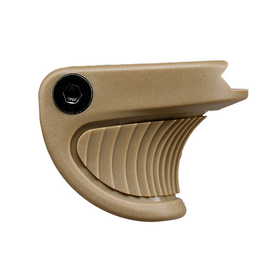Nuprol Mini Finger Grip / Finger Stop aus Verbundkunststoff fr 20 - 22 mm Schienen tan Bild 3
