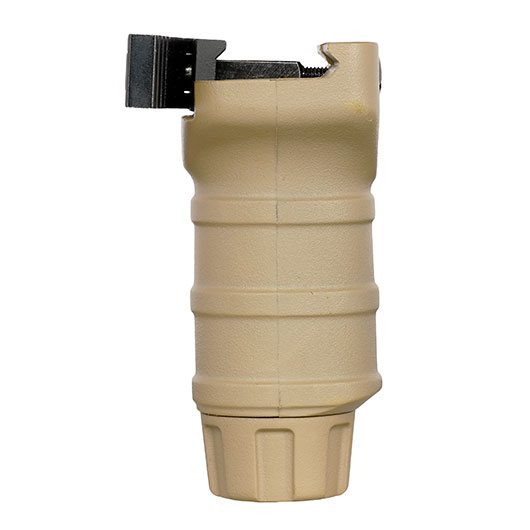 Nuprol QD Stub Ridge Vertical Frontgriff Short-Type f. 20 - 22 mm Schienen tan Bild 5