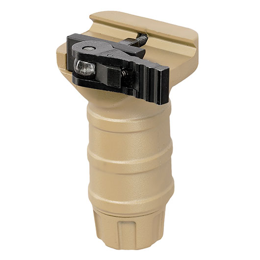 Nuprol QD Stub Ridge Vertical Frontgriff Short-Type f. 20 - 22 mm Schienen tan Bild 6