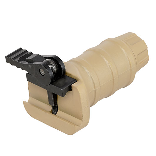 Nuprol QD Stub Ridge Vertical Frontgriff Short-Type f. 20 - 22 mm Schienen tan Bild 7