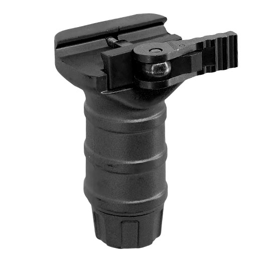 Nuprol QD Stub Ridge Vertical Frontgriff Short-Type f. 20 - 22 mm Schienen schwarz