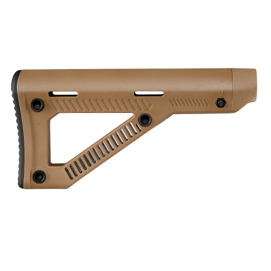 Vorsk VMP-2 Style Fixed DMR Stock / fester Schaft f. M4 GBB Stock Tube tan Bild 2