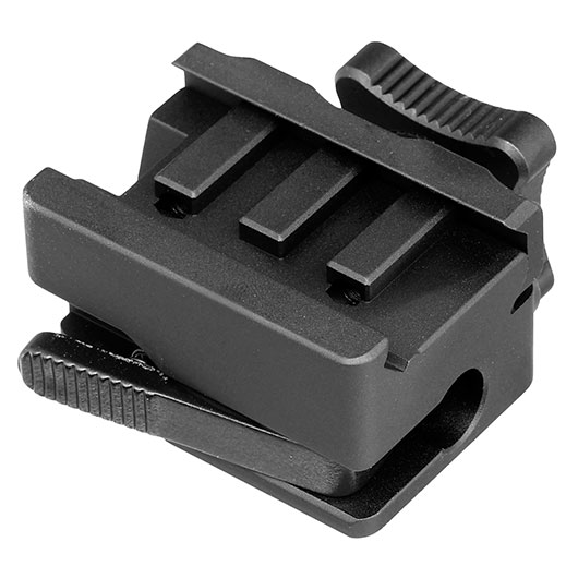 UTG Over Bore Bipod QD Aluminium Zweibein Halterung f. 20 - 22mm Schienen schwarz Bild 3