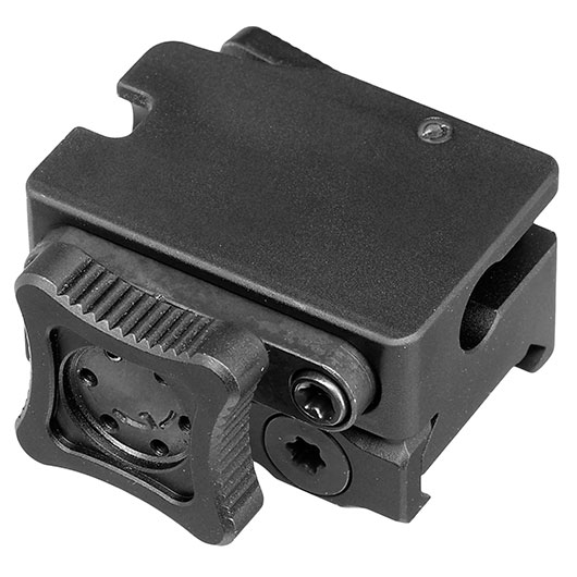 UTG Over Bore Bipod QD Aluminium Zweibein Halterung f. 20 - 22mm Schienen schwarz Bild 4