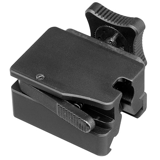 UTG Over Bore Bipod QD Aluminium Zweibein Halterung f. 20 - 22mm Schienen schwarz Bild 5