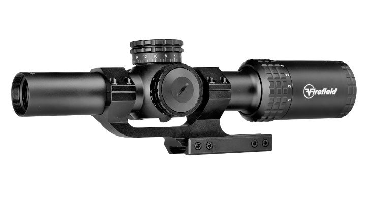 Firefield RapidStrike 1-10x24 Circle-Dot Zielfernrohr beleuchtet inkl. 20-22mm Cantilever Mount schwarz