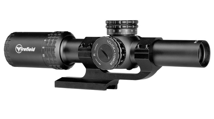 Firefield RapidStrike 1-10x24 Circle-Dot Zielfernrohr beleuchtet inkl. 20-22mm Cantilever Mount schwarz Bild 2