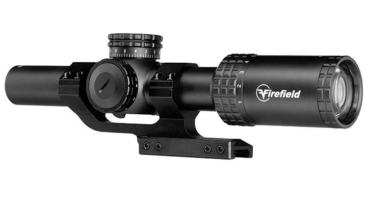 Firefield RapidStrike 1-10x24 Circle-Dot Zielfernrohr beleuchtet inkl. 20-22mm Cantilever Mount schwarz Bild 3
