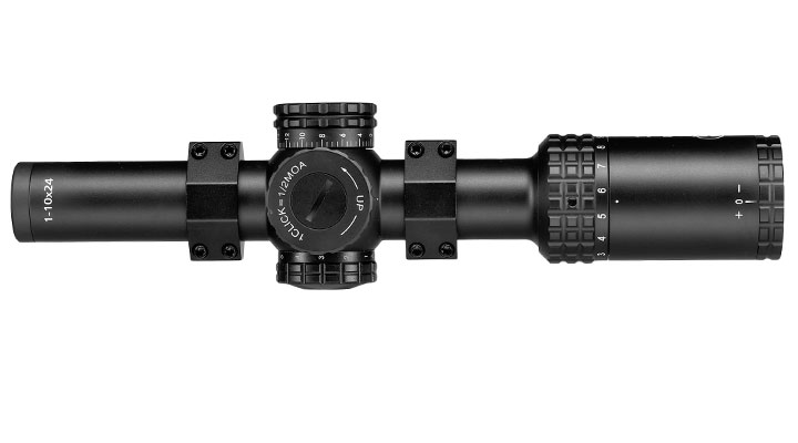 Firefield RapidStrike 1-10x24 Circle-Dot Zielfernrohr beleuchtet inkl. 20-22mm Cantilever Mount schwarz Bild 6