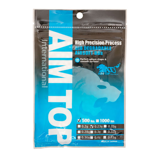 AIM Top High Precision Nigh Glow Tracer BIO 0.23g 500er Beutel weiss Bild 1