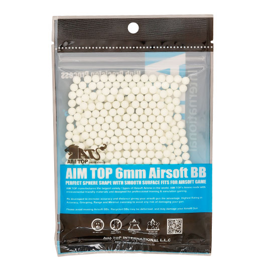 AIM Top High Precision Nigh Glow Tracer BIO 0.28g 500er Beutel weiss Bild 1