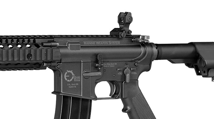 King Arms TWS MK18 MOD1 Lite Polymergehuse Gas-Blow-Back 6mm BB schwarz Bild 7