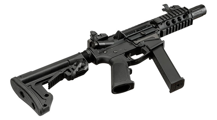 King Arms TWS 9mm SBR Lite Polymergehuse Gas-Blow-Back 6mm BB schwarz Bild 5