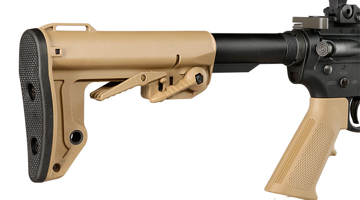 King Arms TWS 9mm SBR Lite Polymergehuse Gas-Blow-Back 6mm BB Dualtone Bild 10
