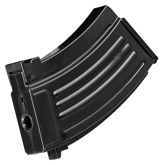 Double Bell AK47 Stahlblech-Magazin Low-Cap 85 Schuss Short-Type schwarz