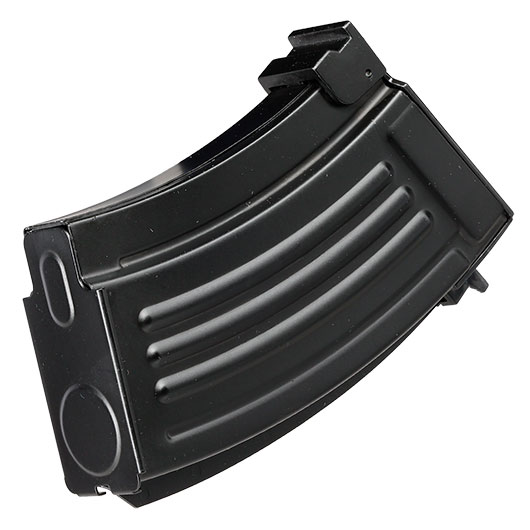 Double Bell AK47 Stahlblech-Magazin Low-Cap 85 Schuss Short-Type schwarz Bild 1