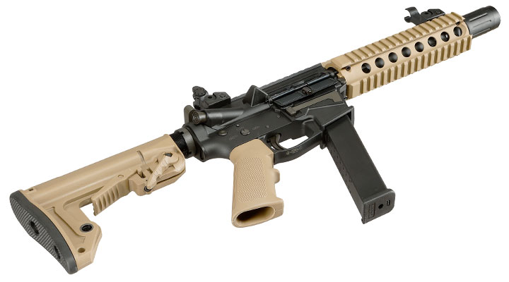 King Arms TWS 9mm Carbine Lite Polymergehuse Gas-Blow-Back 6mm BB Dualtone Bild 5