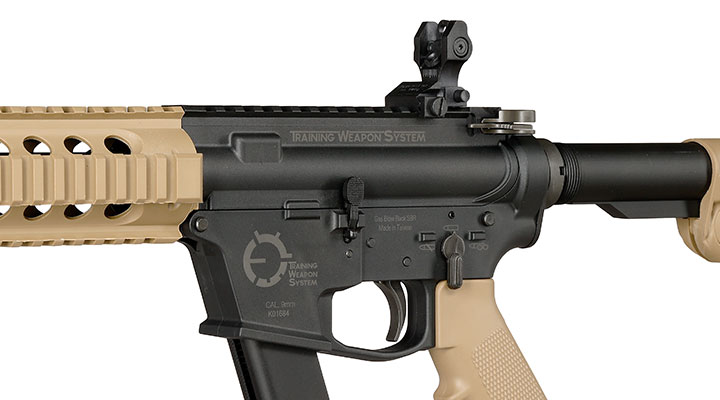 King Arms TWS 9mm Carbine Lite Polymergehuse Gas-Blow-Back 6mm BB Dualtone Bild 8