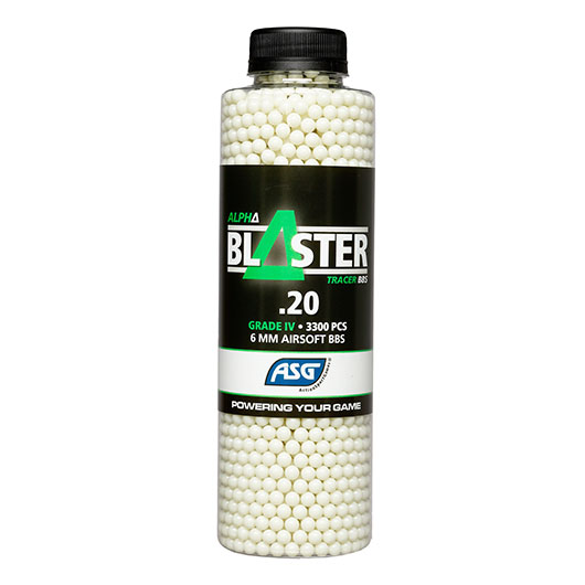 ASG Alpha Blaster Tracer Grade IV Precision BBs 0,20g 3.300er Flasche grn
