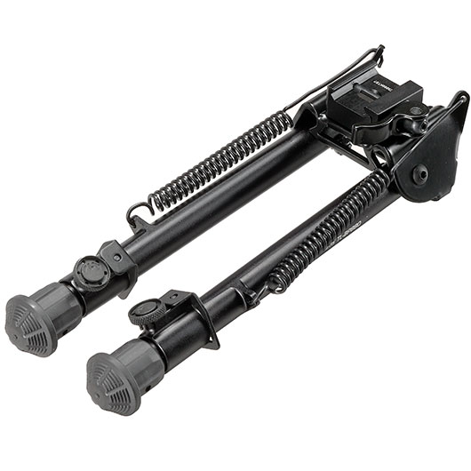 UTG Tactical Operation Metall QD Zweibein - Gummife 195 - 315 mm schwarz Bild 1